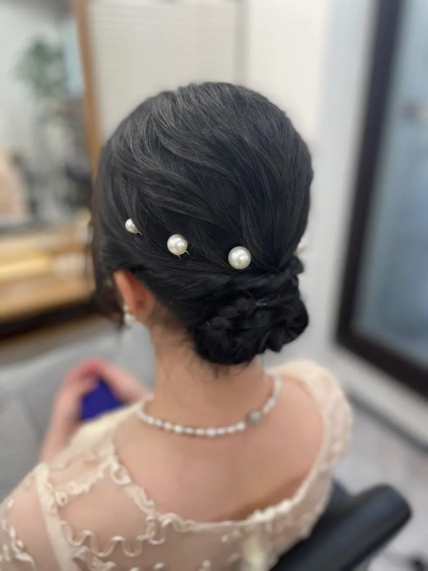 ミディアム ヘアセット OGAWA HIROKIのヘアスタイル