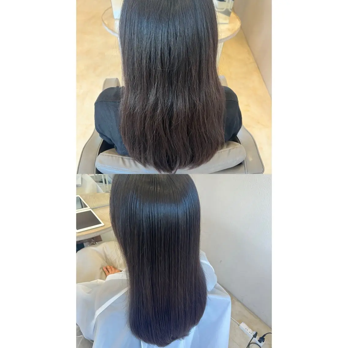 セミロング トリートメント 中島 菜々のヘアスタイル