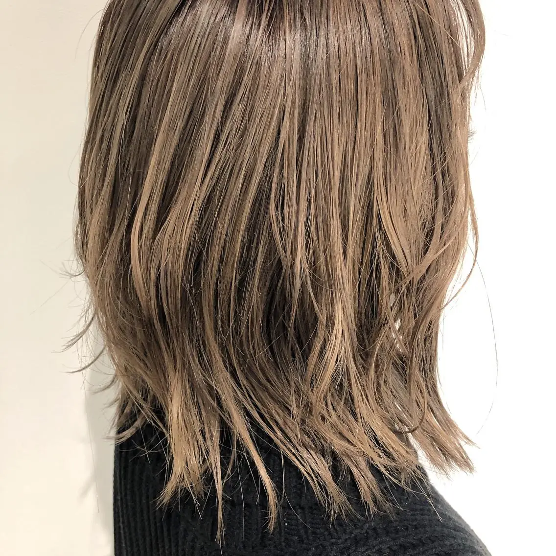 ミディアム カラー ベージュカラー モカベージュ 過去一の柔髪ヘア 🌿einshairのヘアスタイル