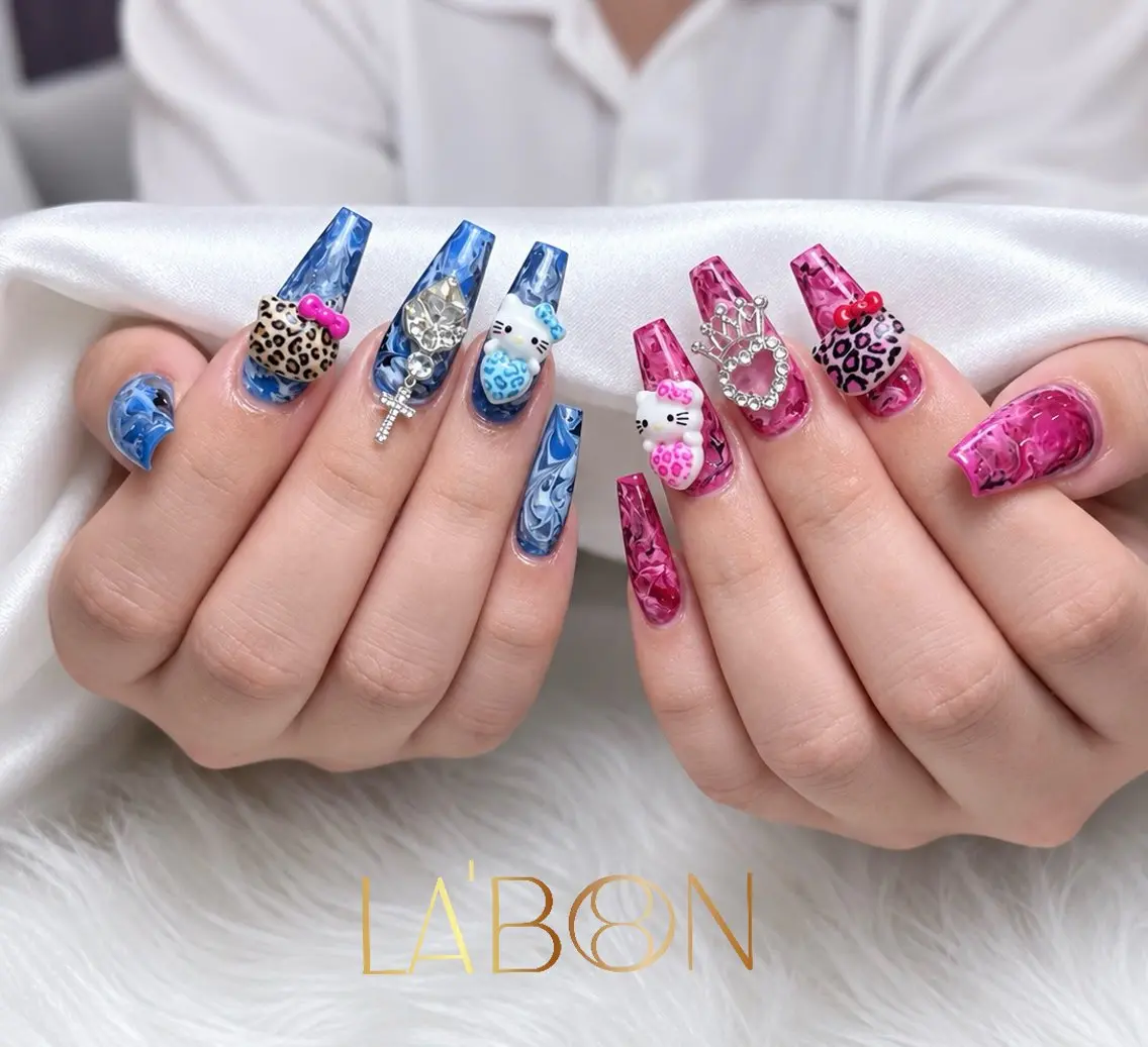 ネイル ロングネイル スカルプネイル Labon Nails Artのネイルデザイン