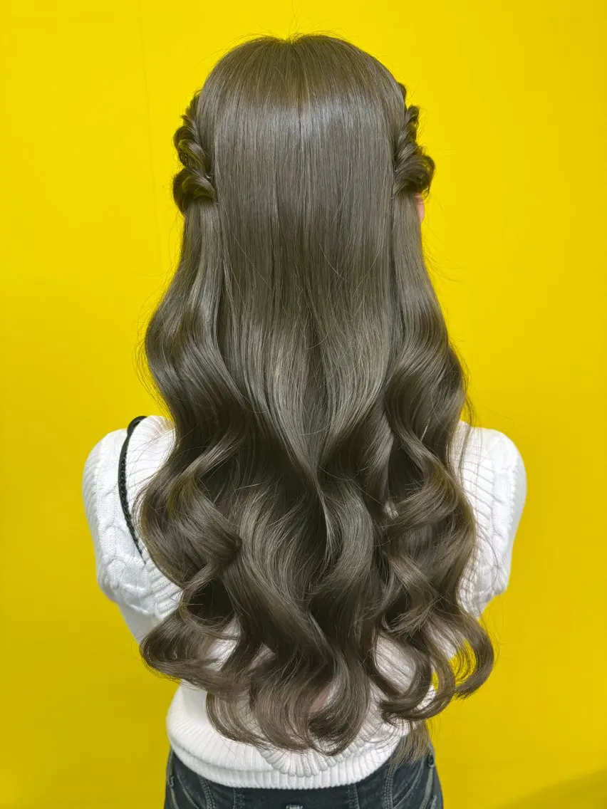 ロング ヘアアレンジ ヨシンモリ 新宿|ヘアセット専門 |aira*。゚のヘアスタイル