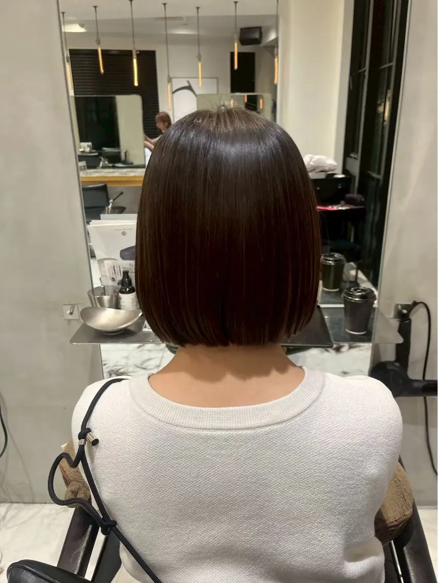ショート カラー 艶髪/ボブモデル 募集🫧terukaのヘアスタイル
