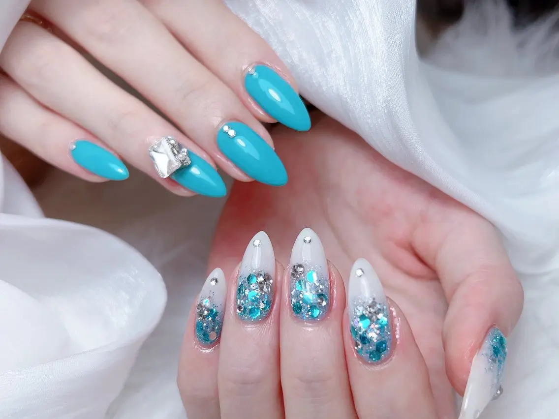 ネイル ハンドネイル M🌷nail 長さだし専門店のネイルデザイン