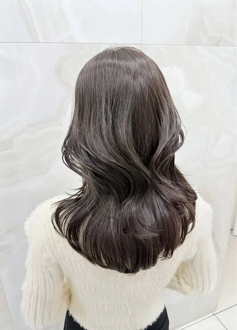ロング カラー 名古屋/レイヤー 島原　由璃のヘアスタイル