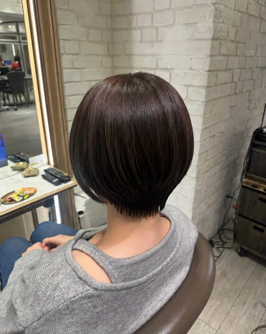 ショート ショートヘア 徳平 優衣のヘアスタイル