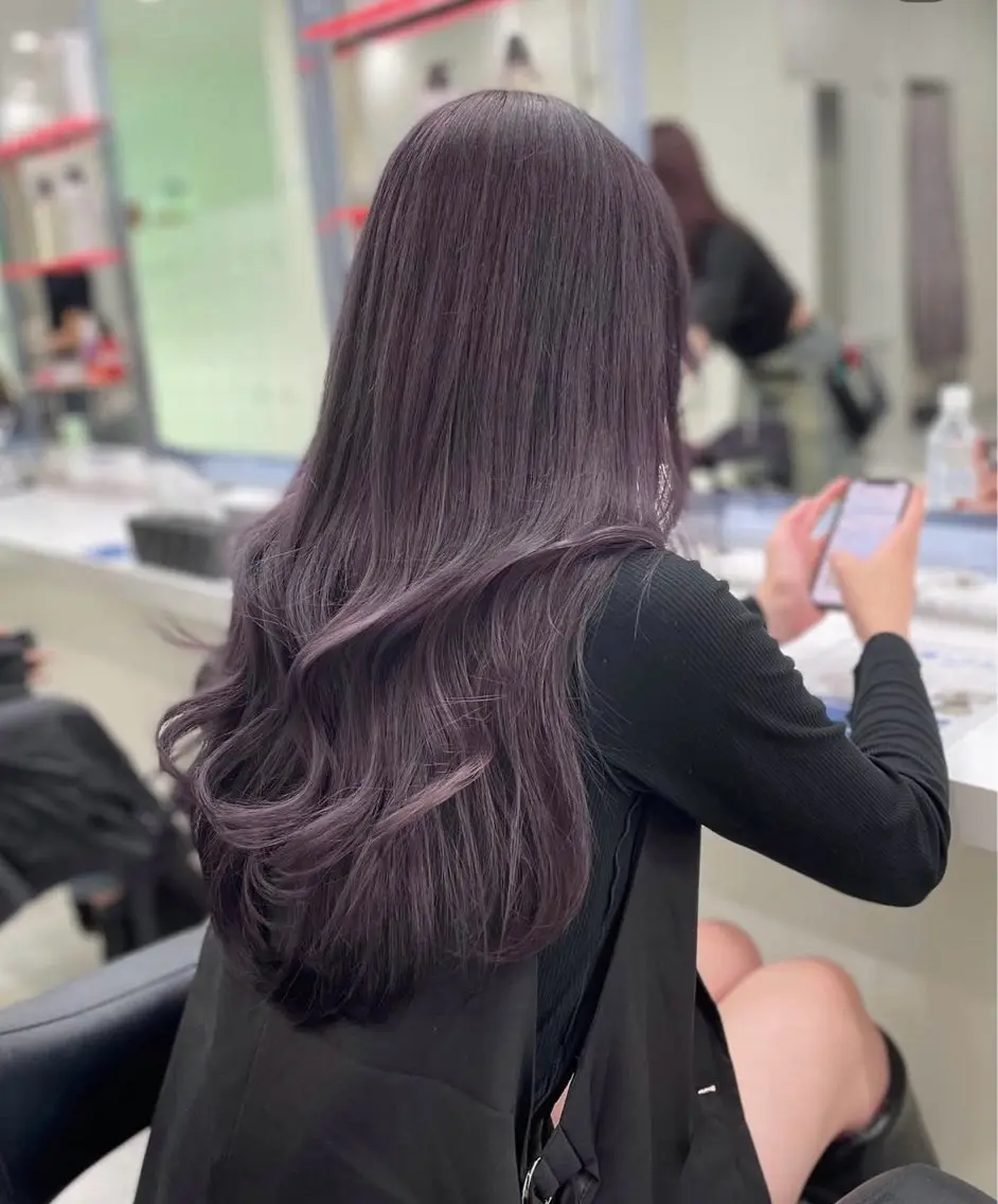 ロング カラー ヘアカラー 💜RIO/韓国風 寒色・暖色カラー💜のヘアスタイル