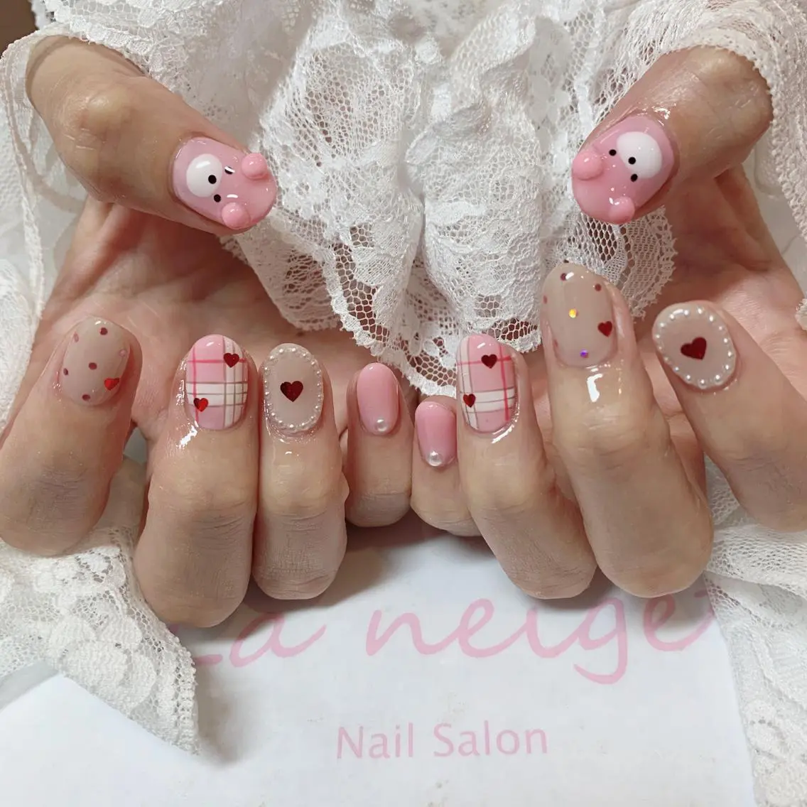 ネイル ハンドネイル La neige* yuki 🐩🌙のネイルデザイン