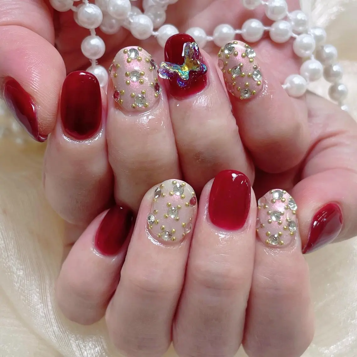 ネイル 🎀ゆうず 𝜗𝜚 ྀིのネイルデザイン