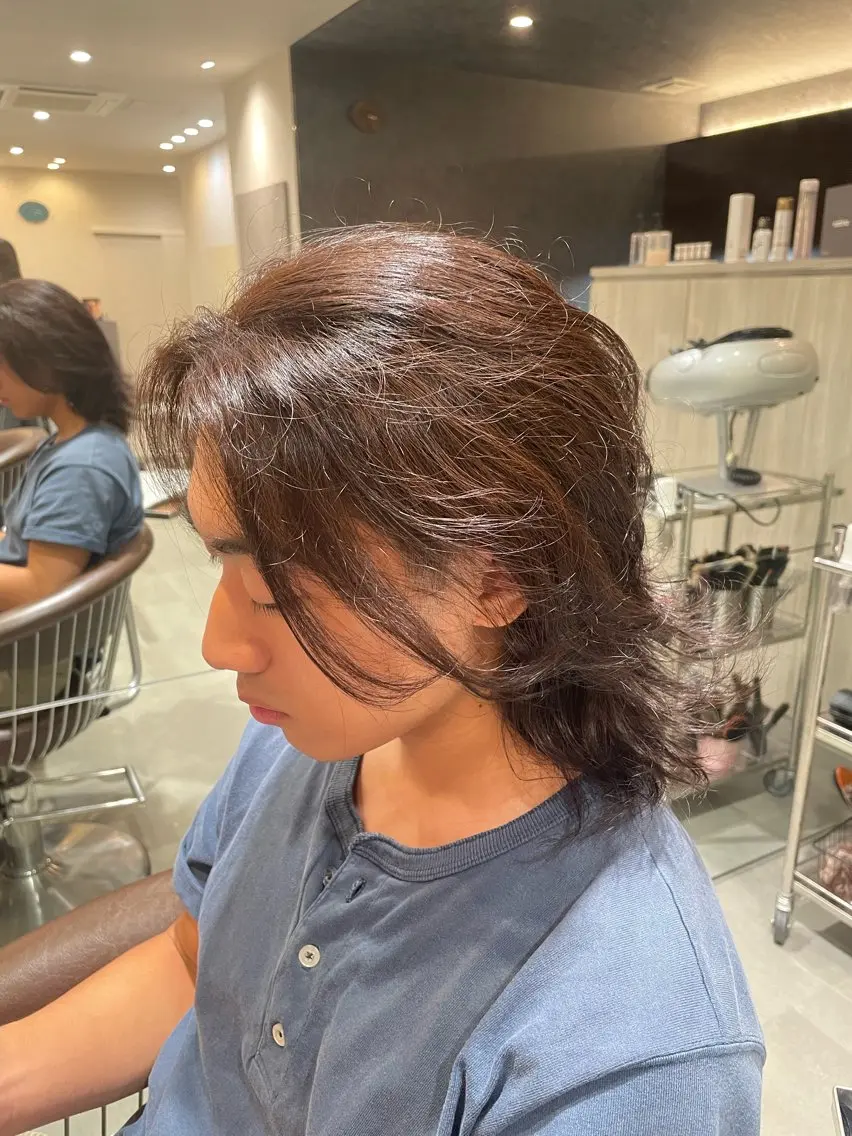 カラー メンズ ヘアカラー 田中 里桜奈のヘアスタイル