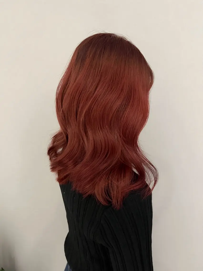 ミディアム カラー ヘアアレンジ ヘアカラー Grow by NYNY 坂本 理輝のヘアスタイル