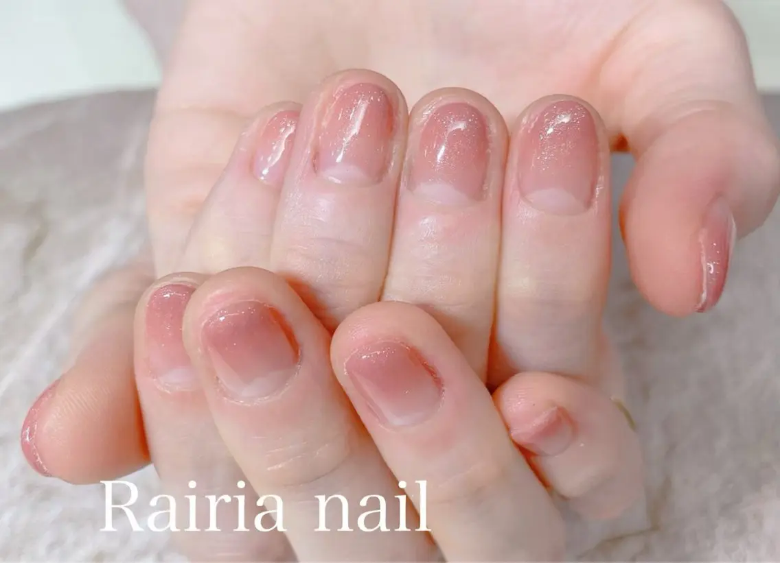 ネイル ラメ(グリッター) ラメグラデーション Rairia Yamaguchiのネイルデザイン