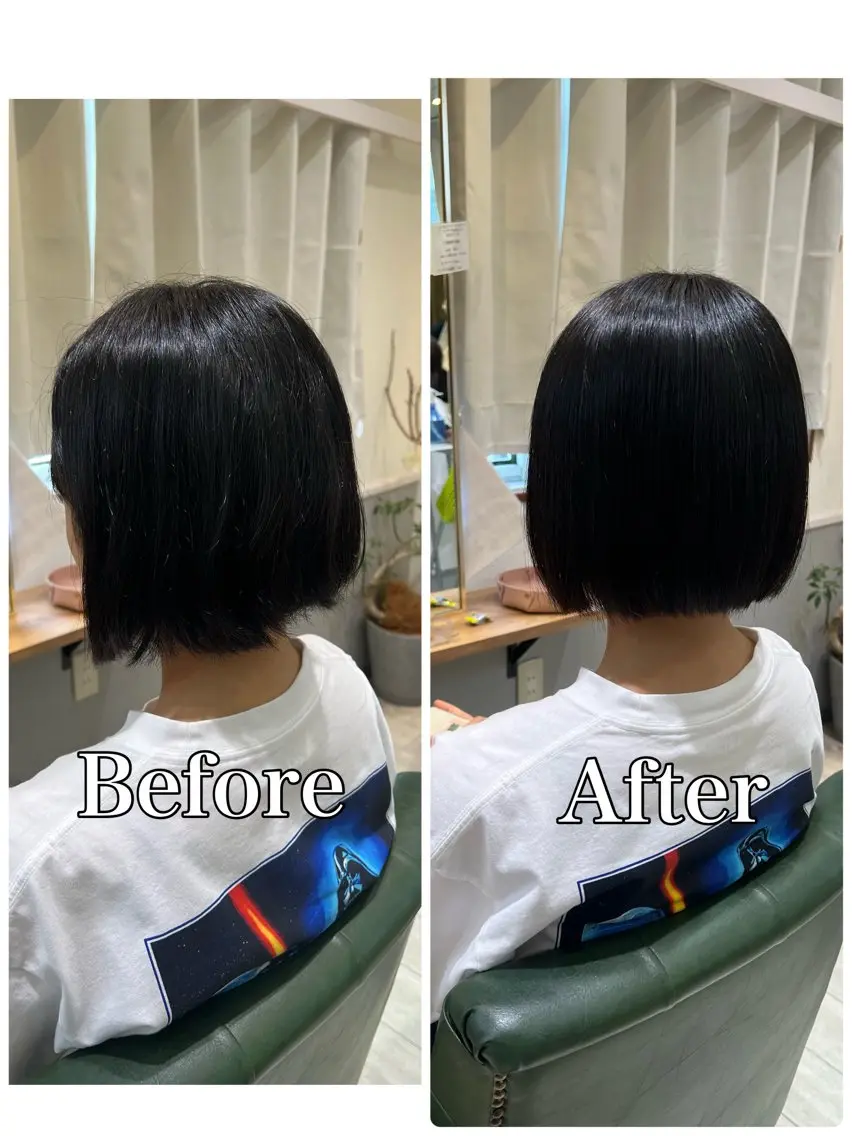 ショート カット 縮毛矯正 トリートメント melca. Amiのヘアスタイル