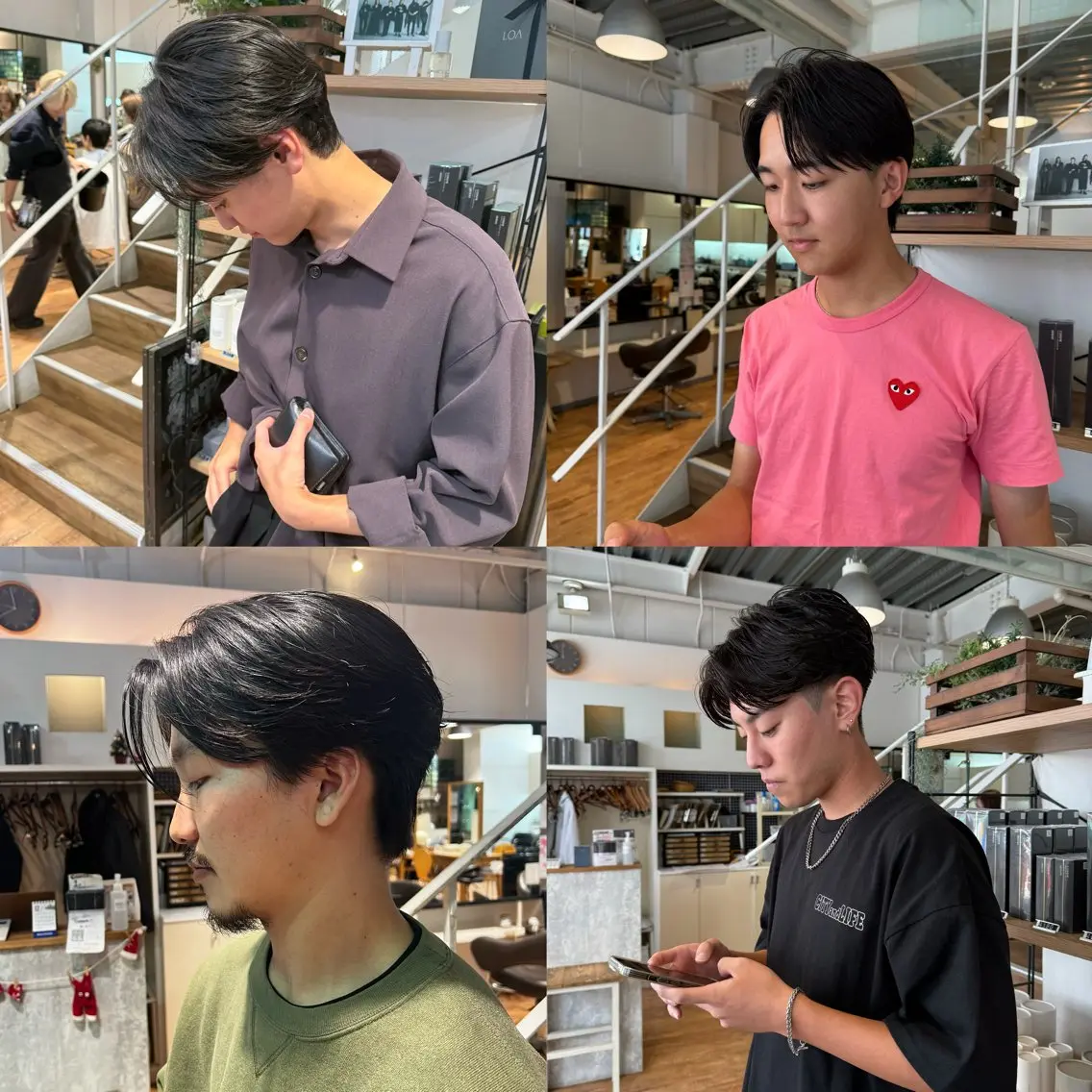パーマ メンズ 四方田 皐希のヘアスタイル