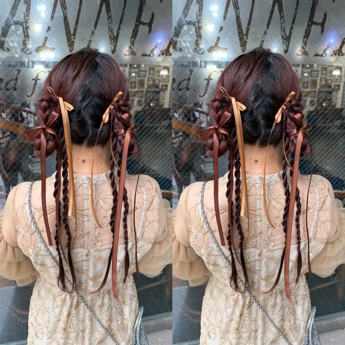 ロング ヘアアレンジ ヘアセット パーマ/レイヤー /ハイライト/AOIのヘアスタイル