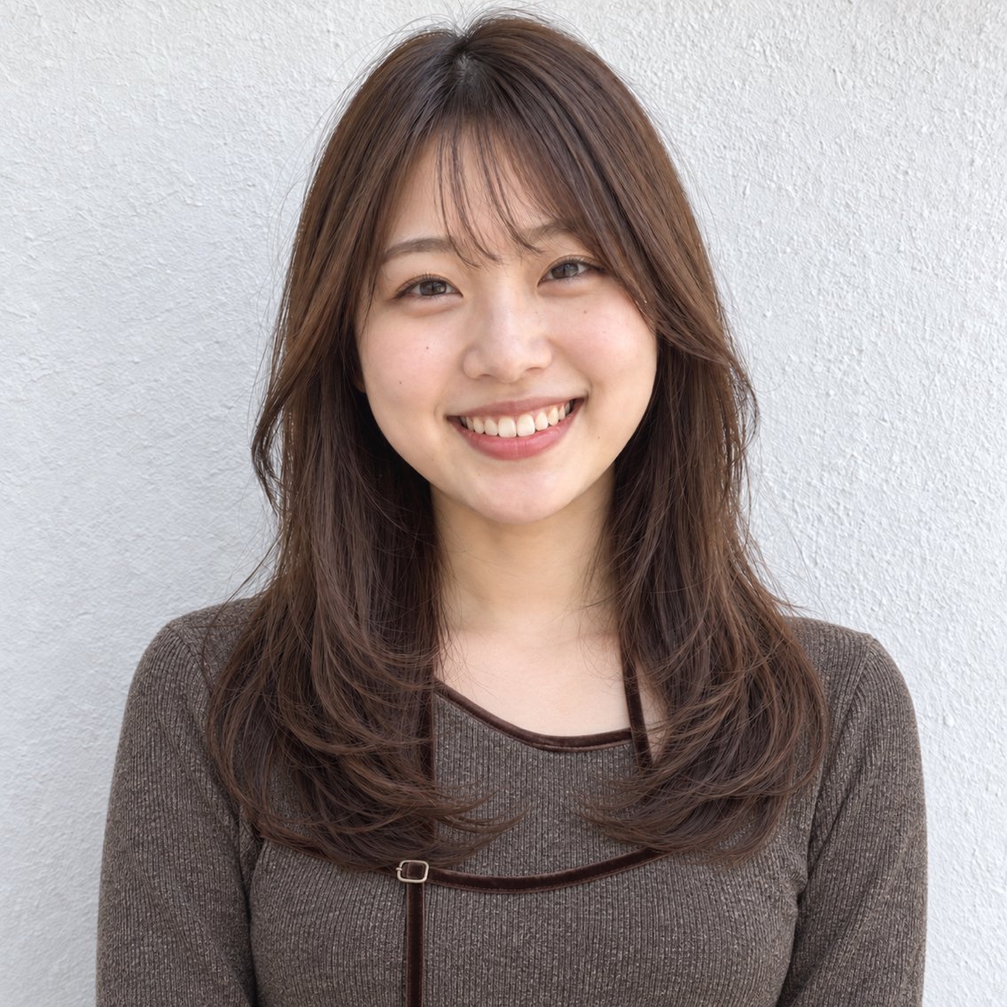 ロング カラー レイヤーカット ロング カット ヘアカラー トリートメント 銀座/モテ🤍垢抜け レイヤー/あさみのヘアスタイル