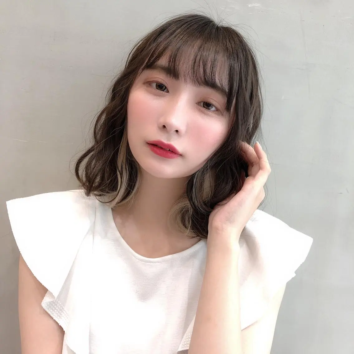 ショート ヘアカラー トリートメント 松本 誠也のヘアスタイル