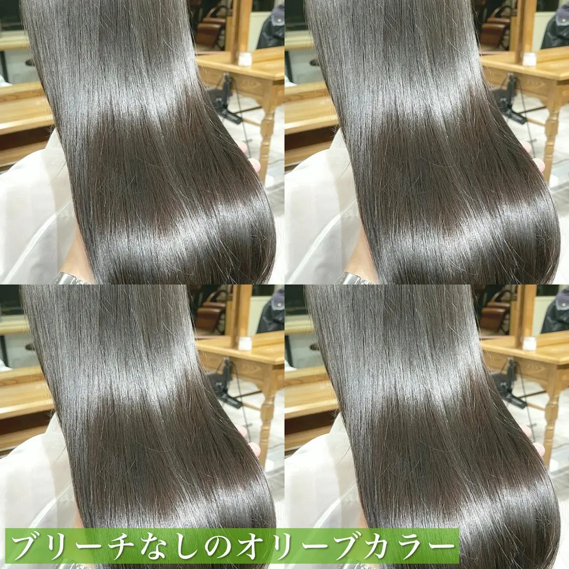 セミロング カラー ショートボブ セミロングパーマ アクアカラー アッシュ アッシュグレー navile原宿 yumaのヘアスタイル