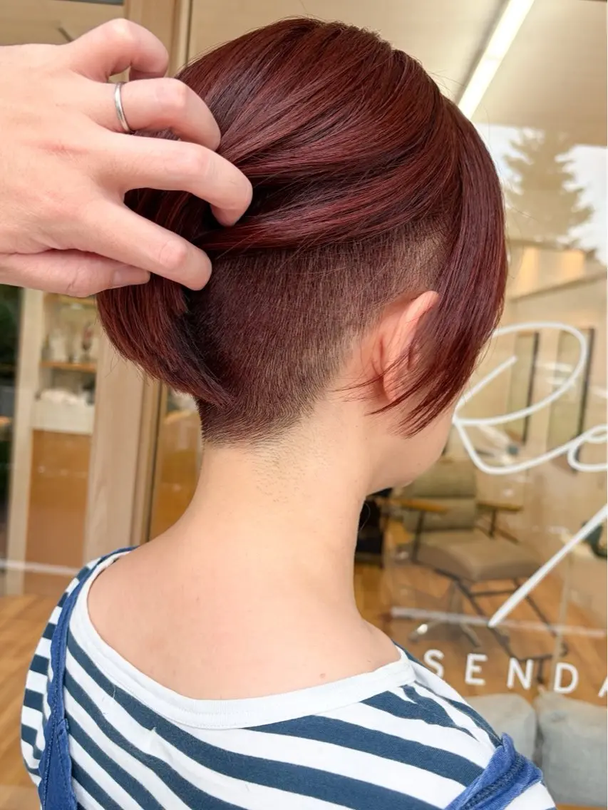 ショート ⭐️バッサリカット モデル募集⭐️佐野のヘアスタイル