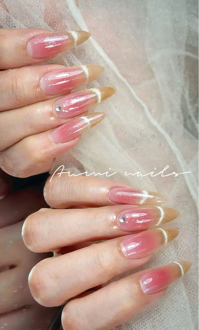 ネイル 長さ出し ハンドネイル Ayumi nails川崎店のネイルデザイン