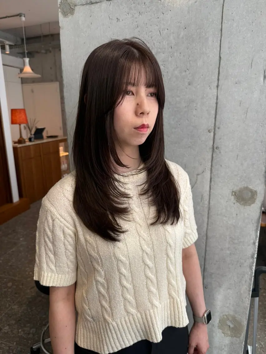 ロング 伊藤 玄のヘアスタイル