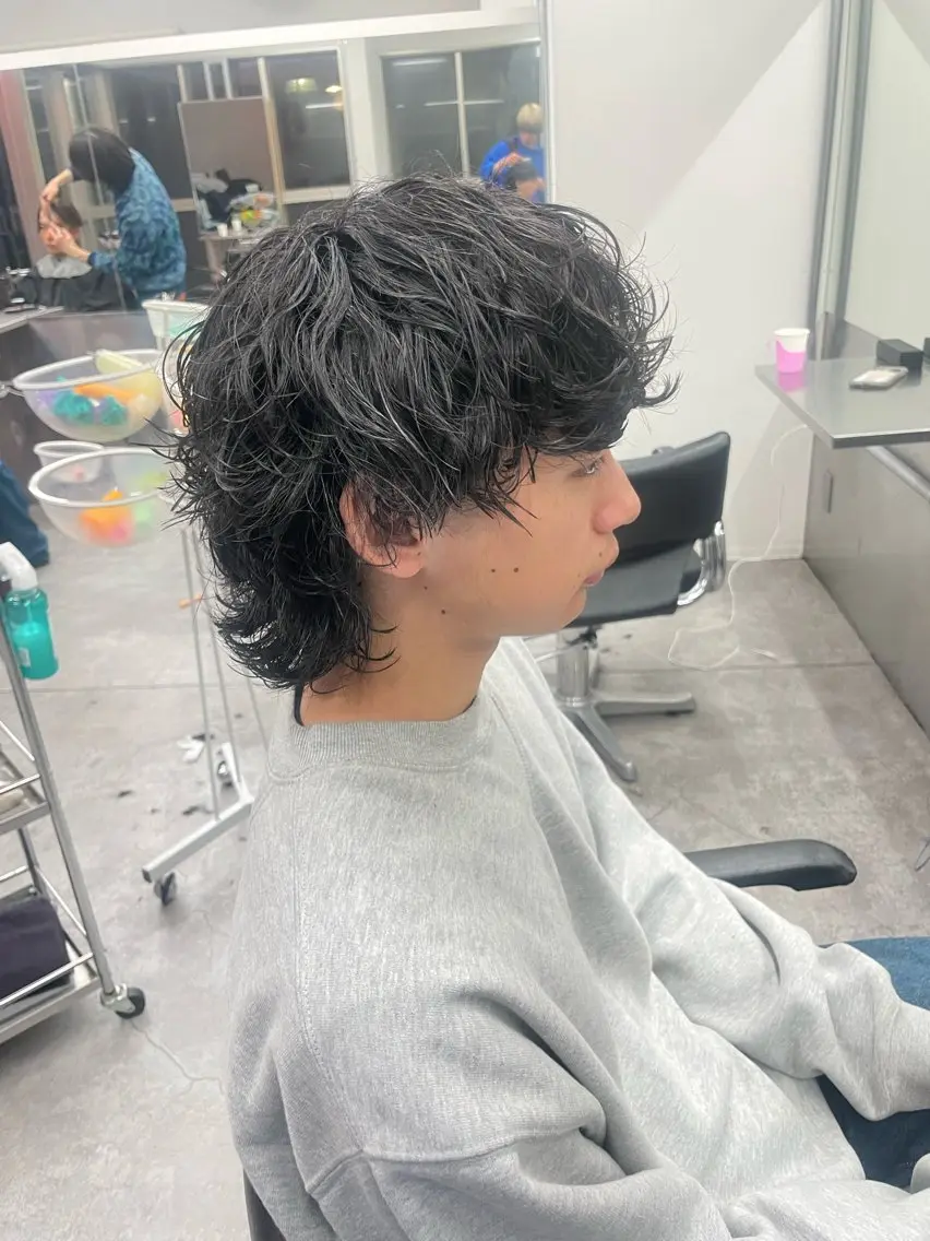 パーマ メンズ カット パーマ 町田エリアＮｏ．１/ パーマ特化/太田京希のヘアスタイル