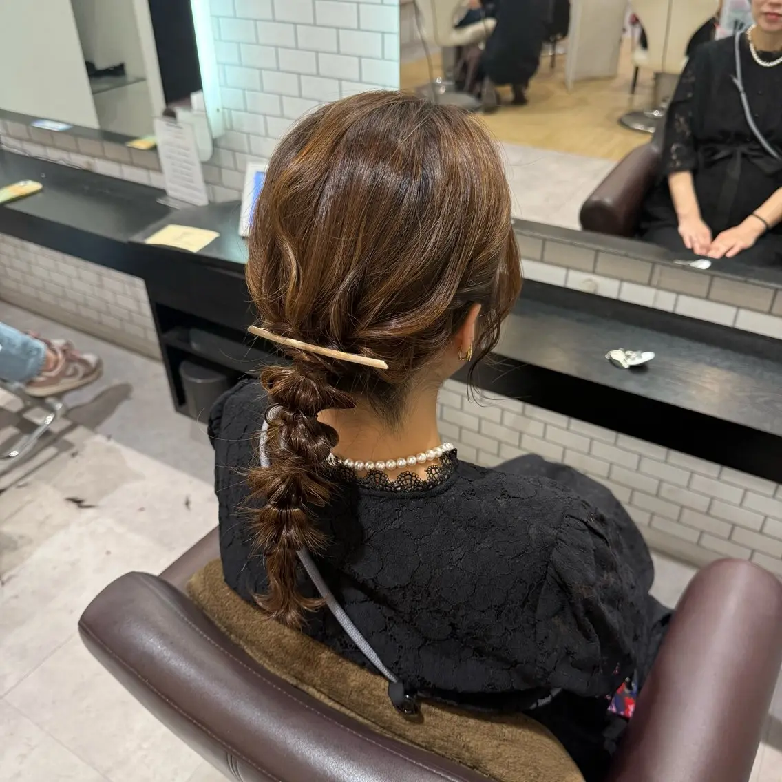 ロング ヘアアレンジ 🎀ヘアアレンジ 🎀ななみのヘアスタイル