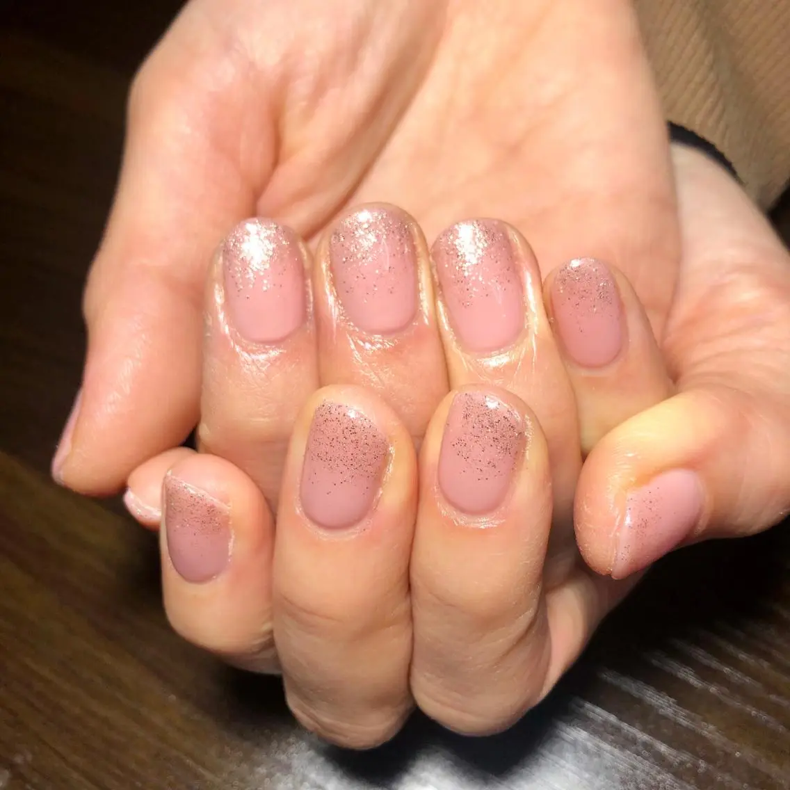 ネイル ラメ(グリッター) ワンカラーネイル luana nailのネイルデザイン