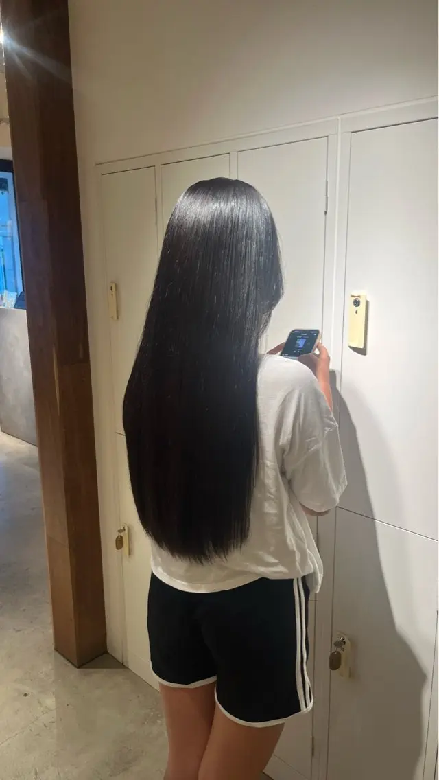🍑𝘊𝘶𝘵 ⸝ 𝘚𝘩𝘢𝘮𝘱𝘰𝘰 ⸝ 𝘛𝘳𝘦𝘢𝘵𝘮𝘦𝘯𝘵【𝘓𝘰𝘯𝘨】の写真