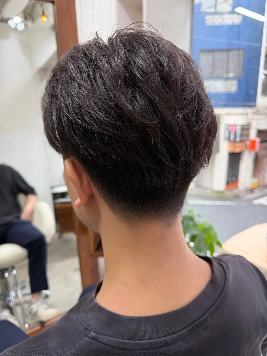 メンズ メンズショート カット makoto 池袋 カラー カットのヘアスタイル
