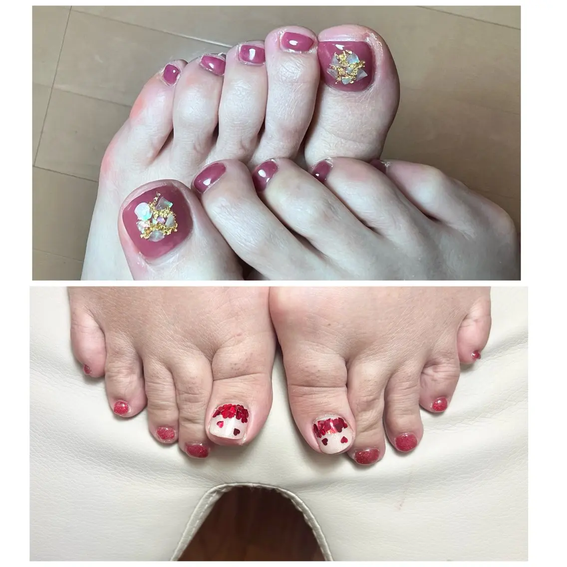 【フット】パーツデザイン2本コースの写真