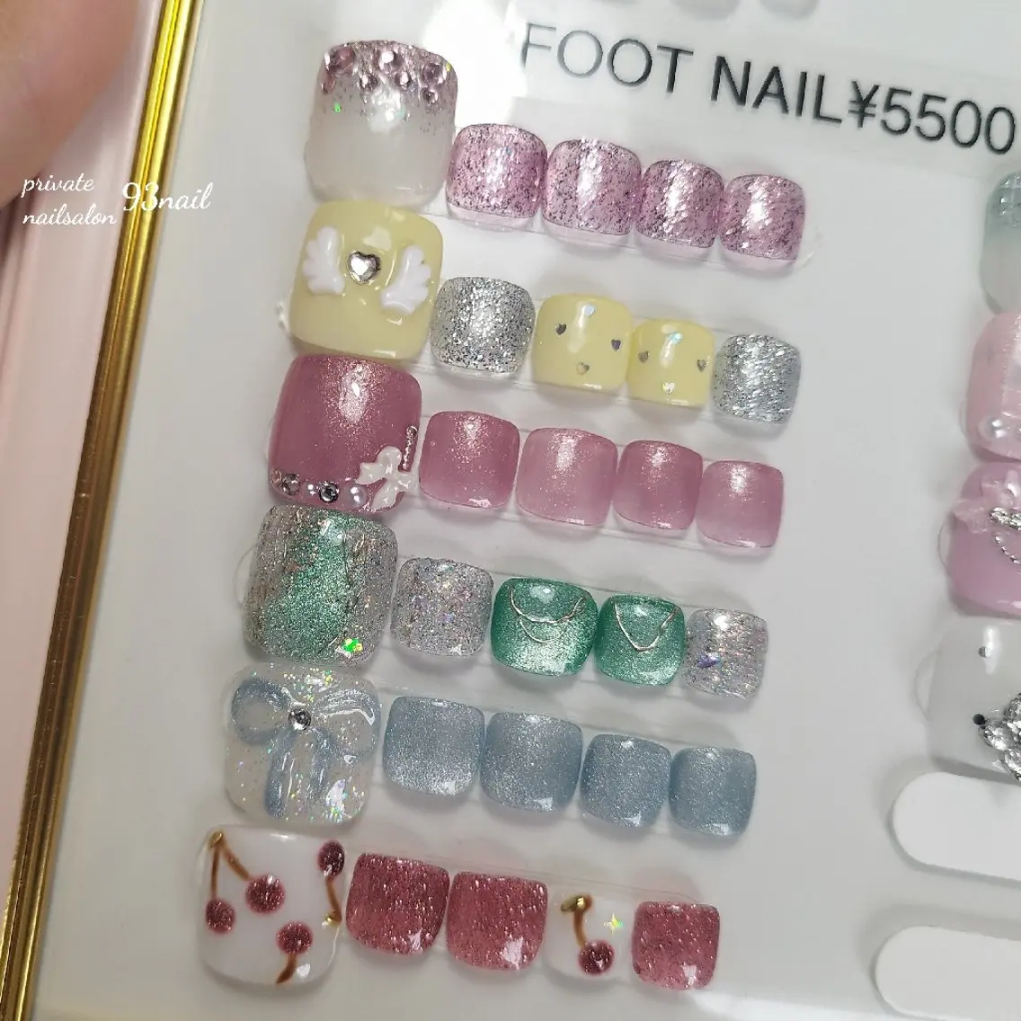 ネイル フットネイル 93 nailのネイルデザイン