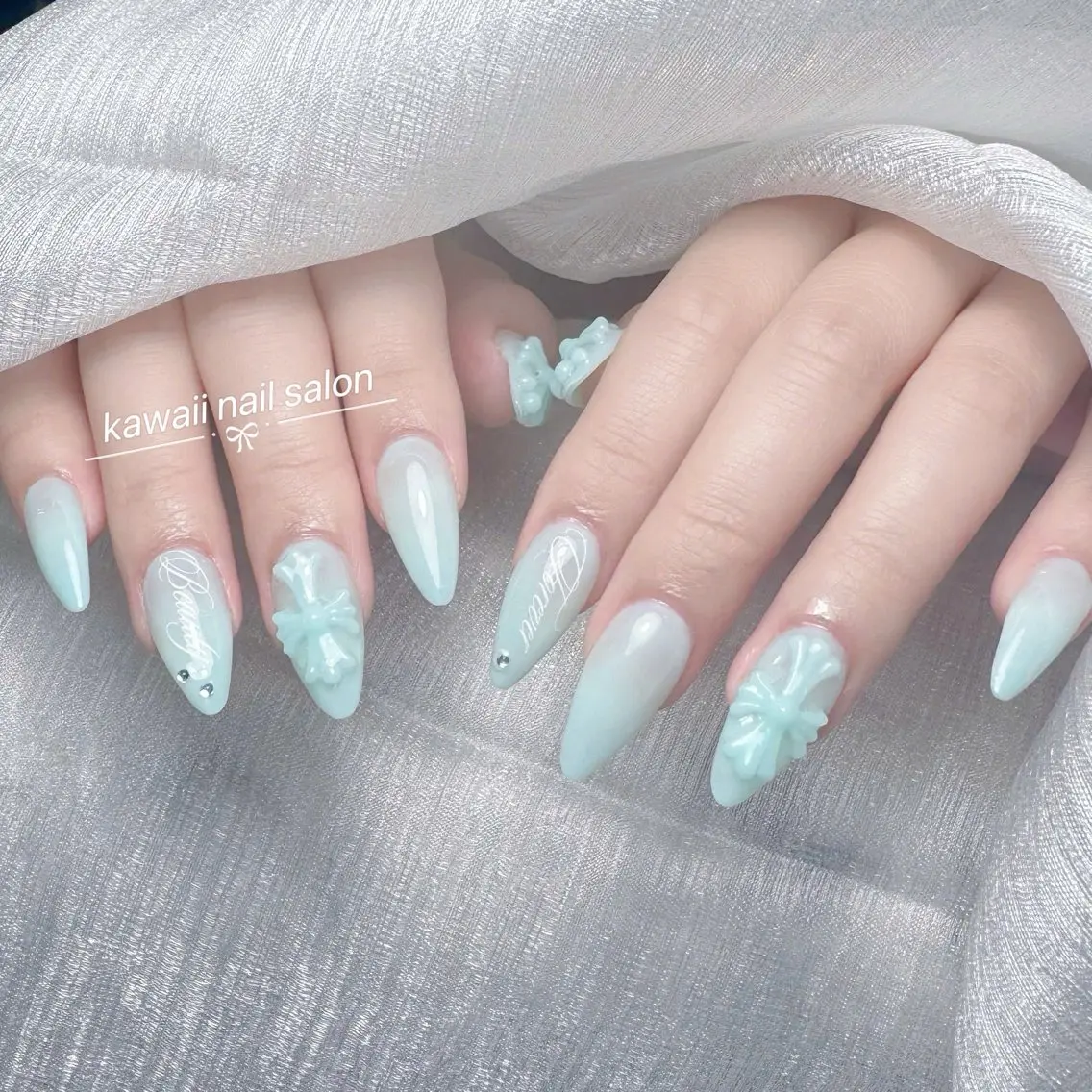 ネイル チークネイル ドット フットネイル フレンチネイル 韓国ネイル Kawaii _Nailのネイルデザイン