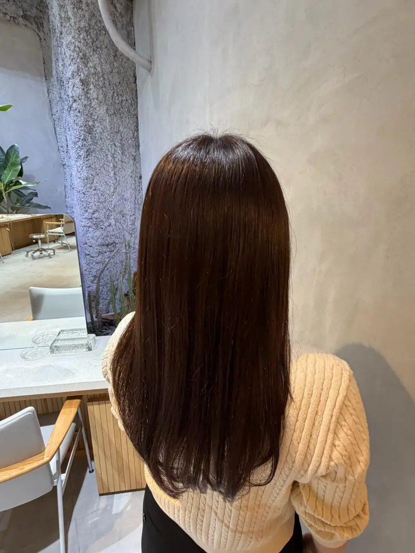 ロング カット ヘアカラー トリートメント 村田 未来のヘアスタイル