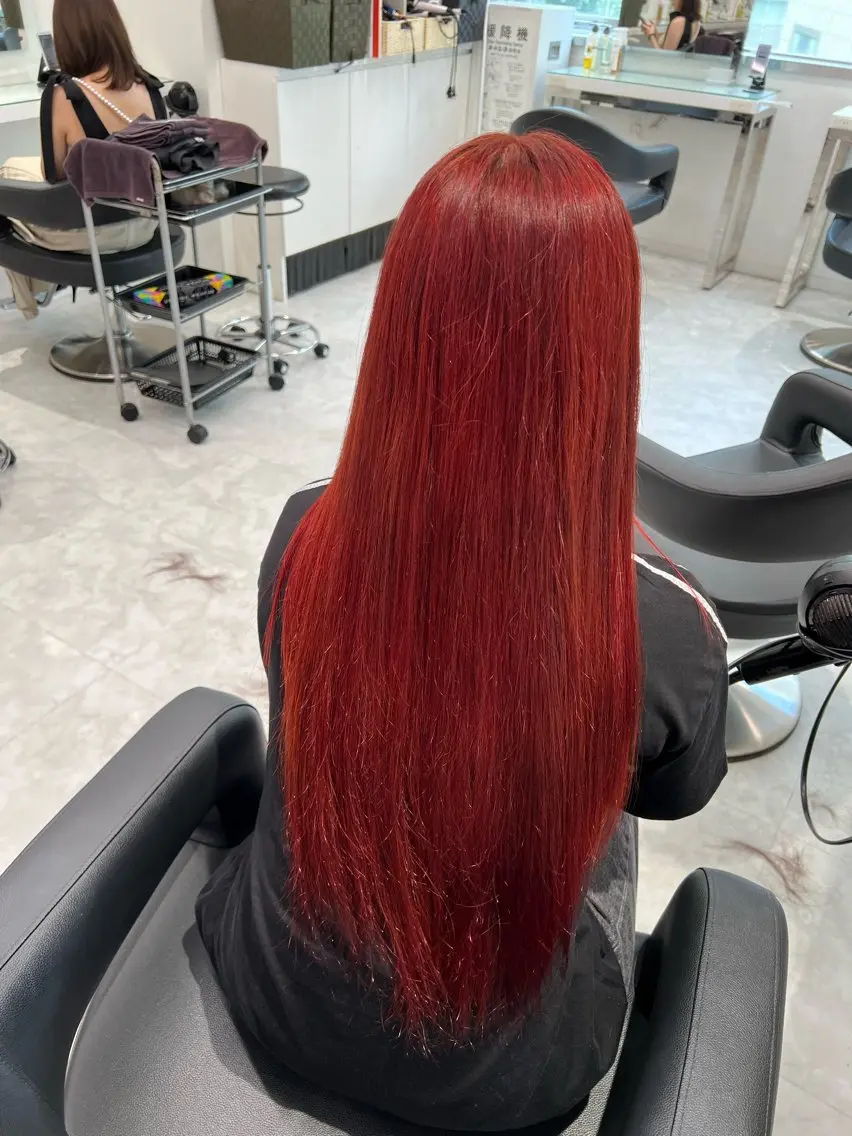 カラー ヘアカラー トリートメント ヘッドスパ ヘアセット ブリーチなし透明感 💗RYOTAのヘアスタイル