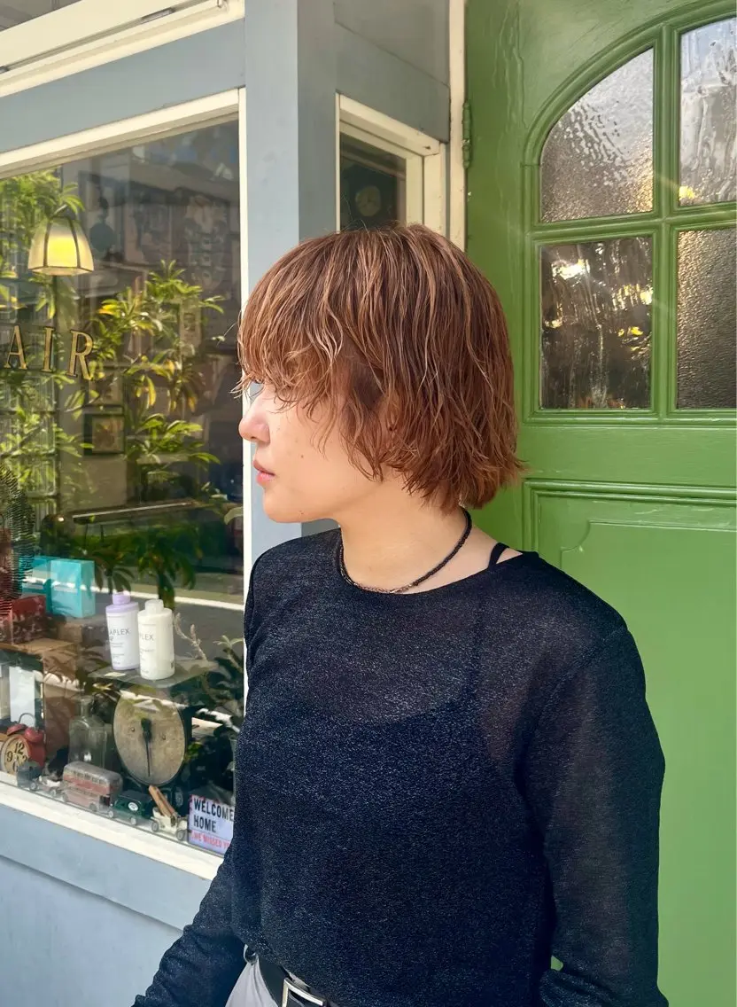 ショート パーマ ショートボブ ボブ ショートヘア カット パーマ ヘッドスパ トレンドパーマ 🌱ショート/緒方椋のヘアスタイル