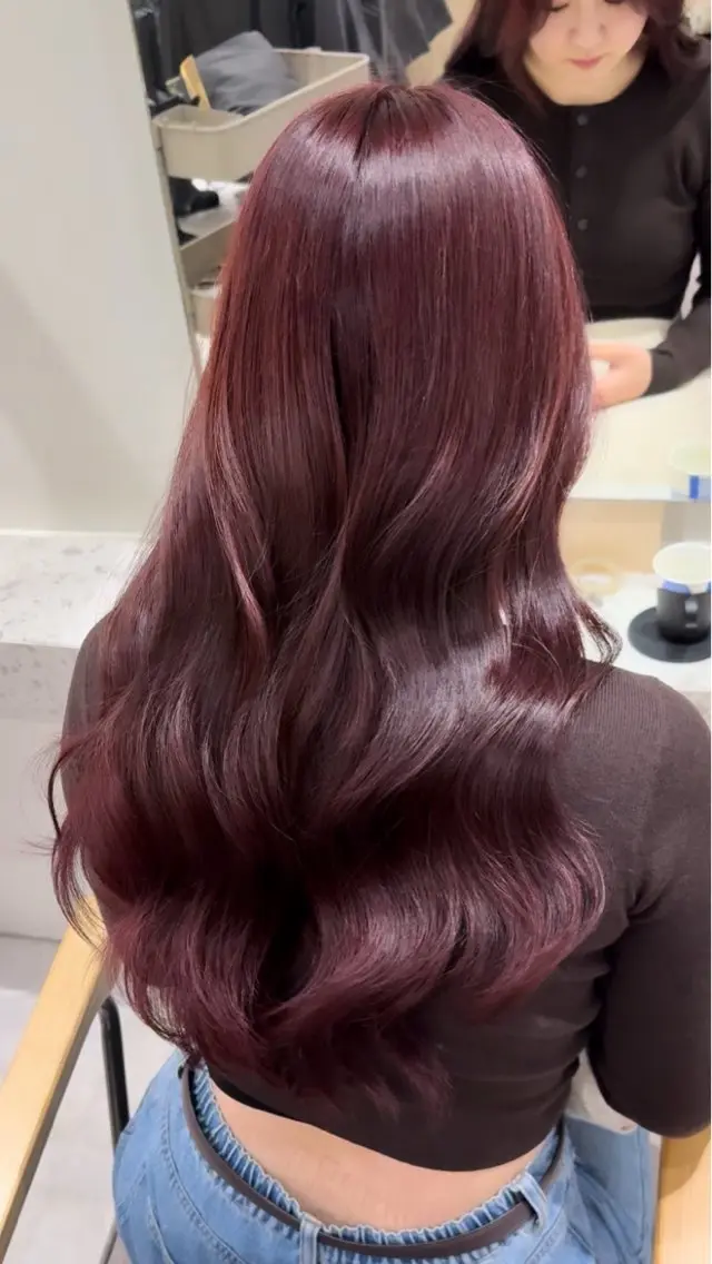 ロング カラー カット ヘアカラー トリートメント 🥀暖色/髪質改善 🥀🫧秋元大地🫧のヘアスタイル