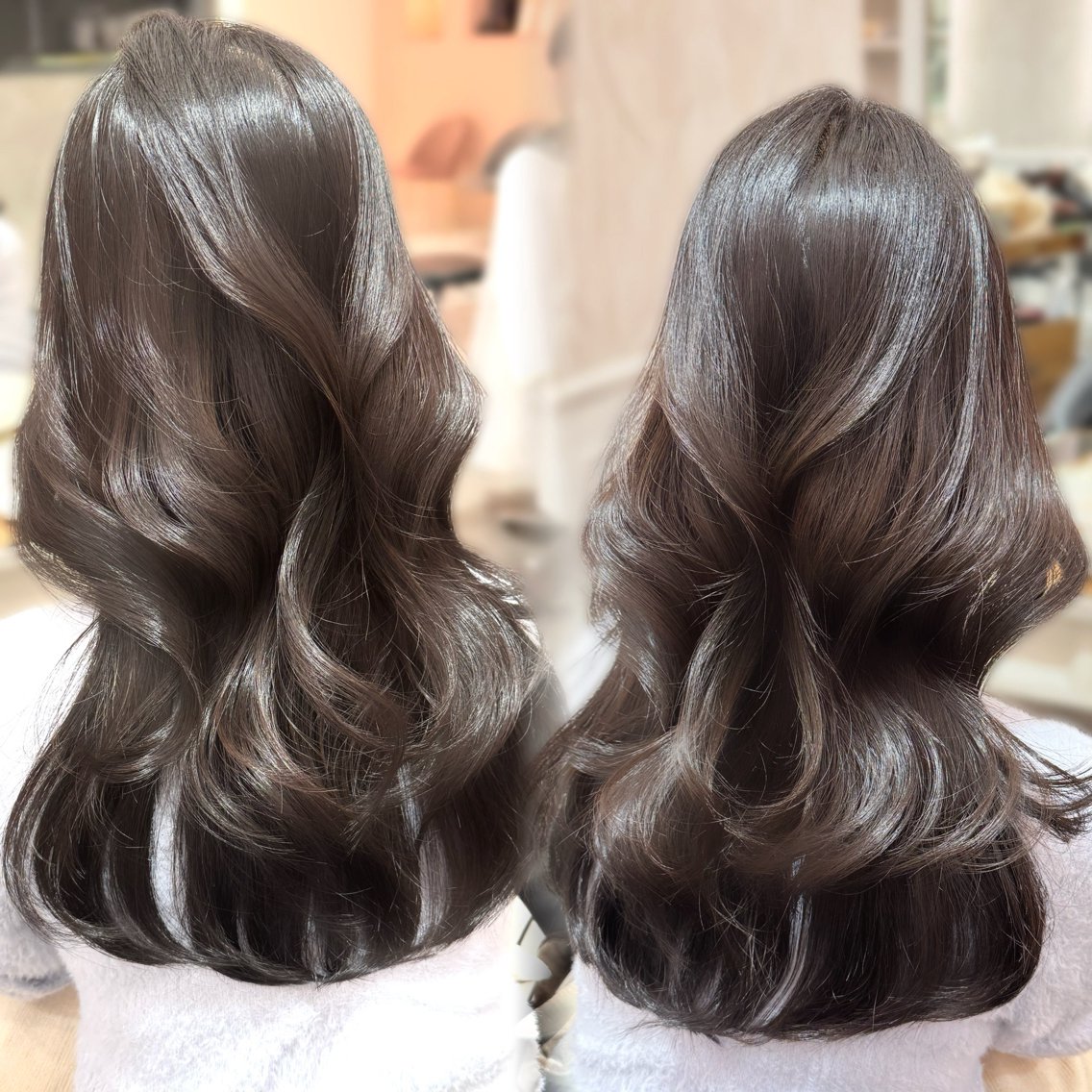 艶感オイル高配合✨【似合わせカット➕INOAカラー➕ Aujua5step集中ケアトリートメント🫧】の写真