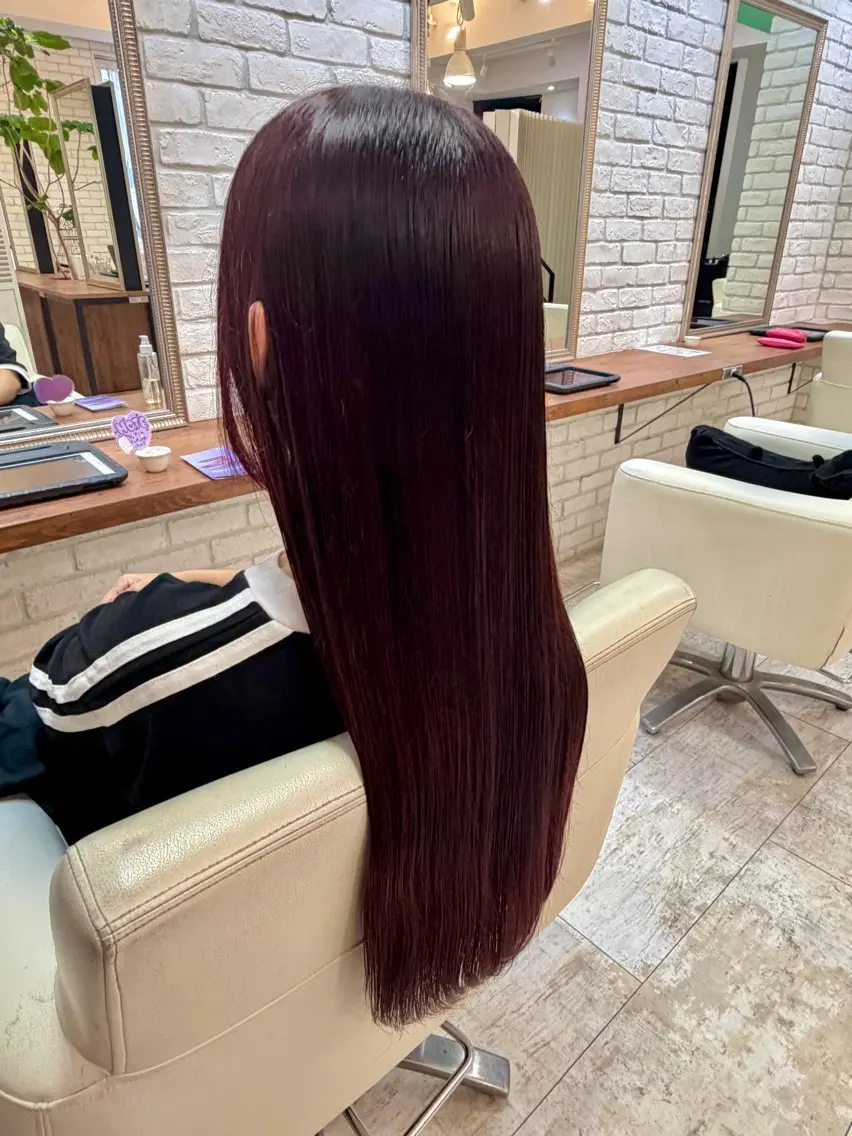 ロング カラー ヘアカラー 髪質改善/艶カラー✨ 50％オフ/斉藤広人のヘアスタイル