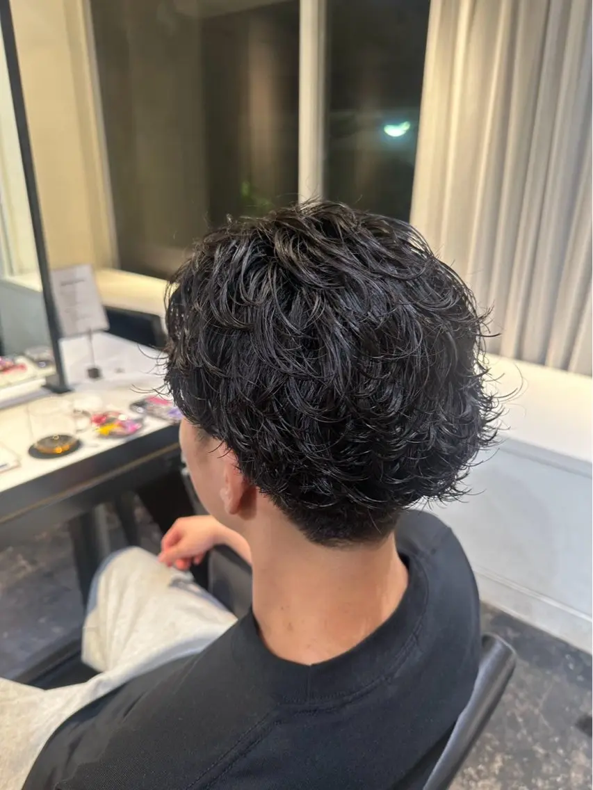 メンズ メンズパーマ パーマ ショート・パーマ みお🎀のヘアスタイル