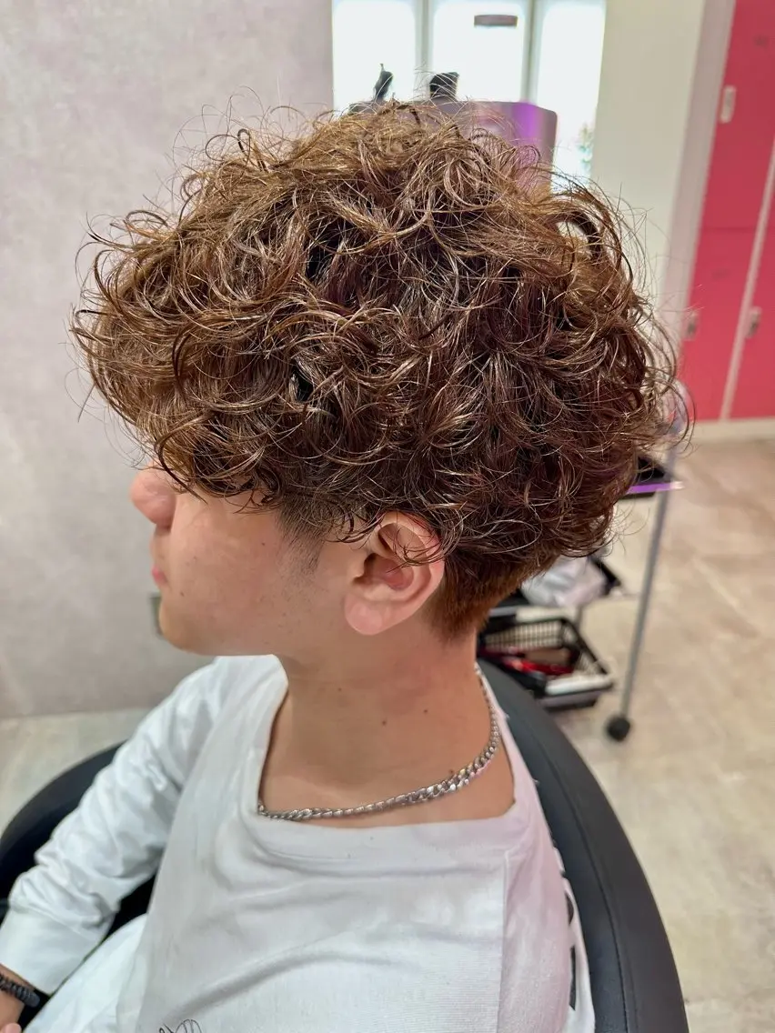 (メンズ限定)カット+スパイラルパーマの写真