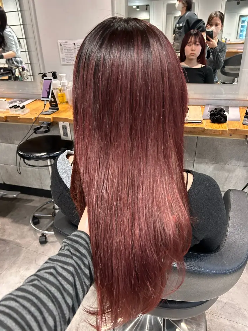 ロング カット ヘアカラー トリートメント ヘッドスパ レイヤーStyle 🪽菜々実のヘアスタイル