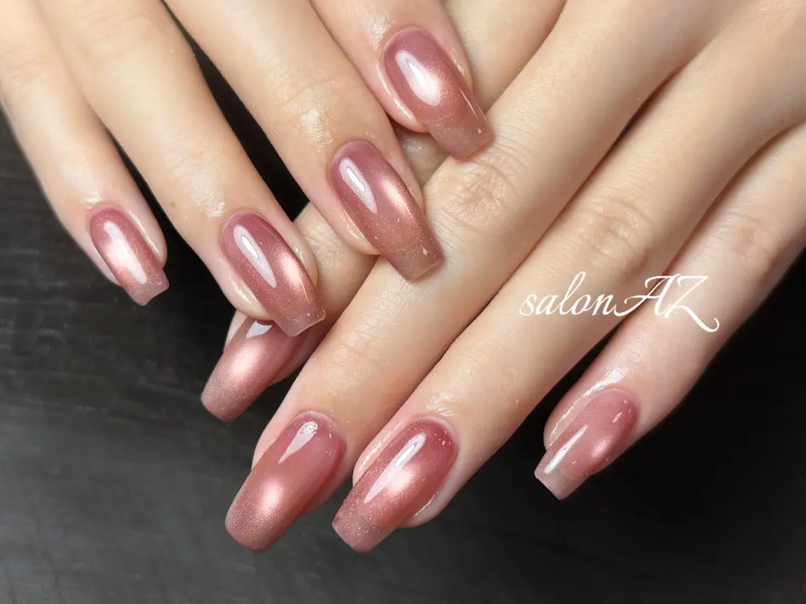 ネイル アートネイル 長さ出し フットネイル フレンチネイル ジェルネイル ハンドネイル salon AZのネイルデザイン