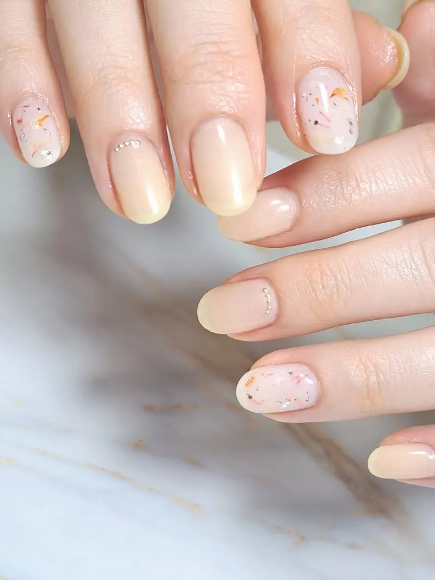 ネイル 春ネイル 黄色 ハンドネイル B-BAUM  nailsalon のその他イメージ