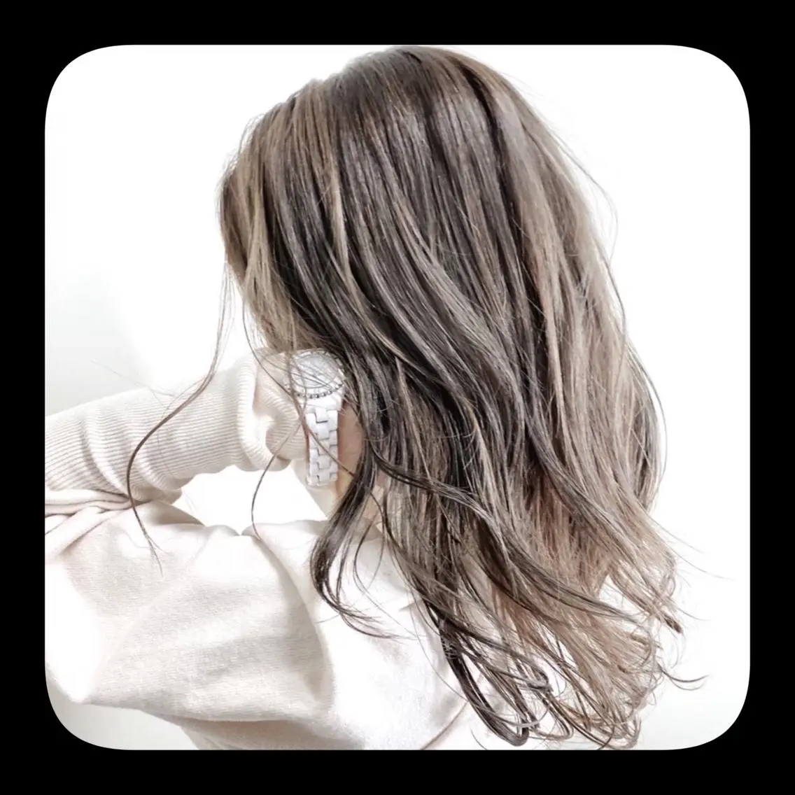 ロング カラー ヘアアレンジ 🦄アイリスト💐 小澤 愛蘭の眉毛・アイブロウイメージ