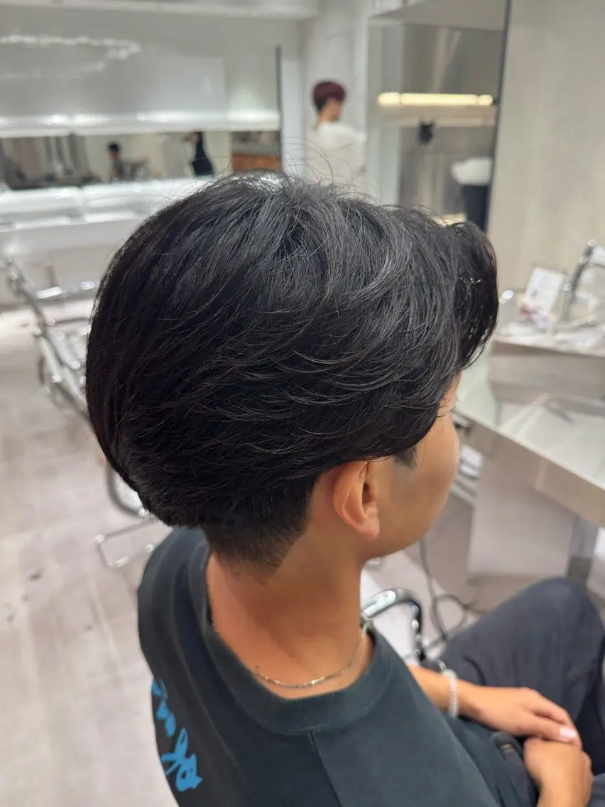 パーマ メンズ メンズパーマ ニュアンスパーマ ブリーチ/パーマ特化 片平和寿のヘアスタイル