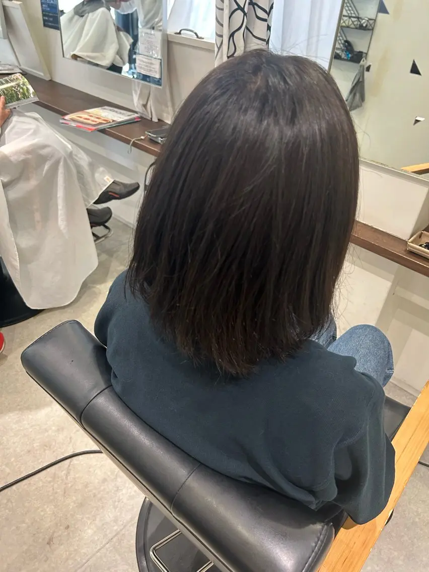 ミディアム カラー 江川 輝星のヘアスタイル