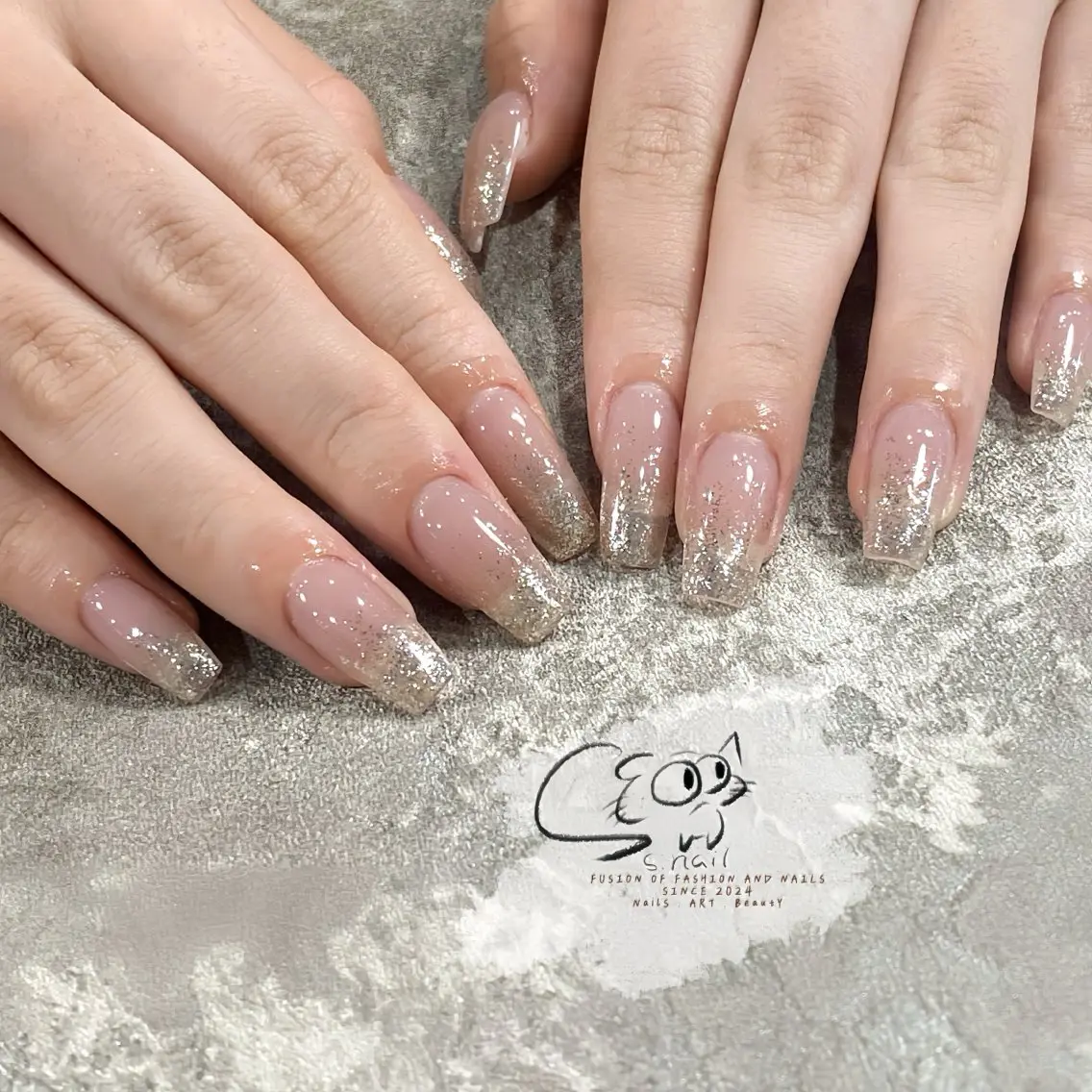 ネイル チークネイル フレンチネイル グラデーション マグネットネイル ワンカラーネイル S.nail _のネイルデザイン