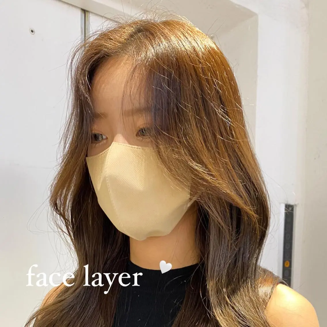 ロング カット レイヤーカット カノン🩷のヘアスタイル