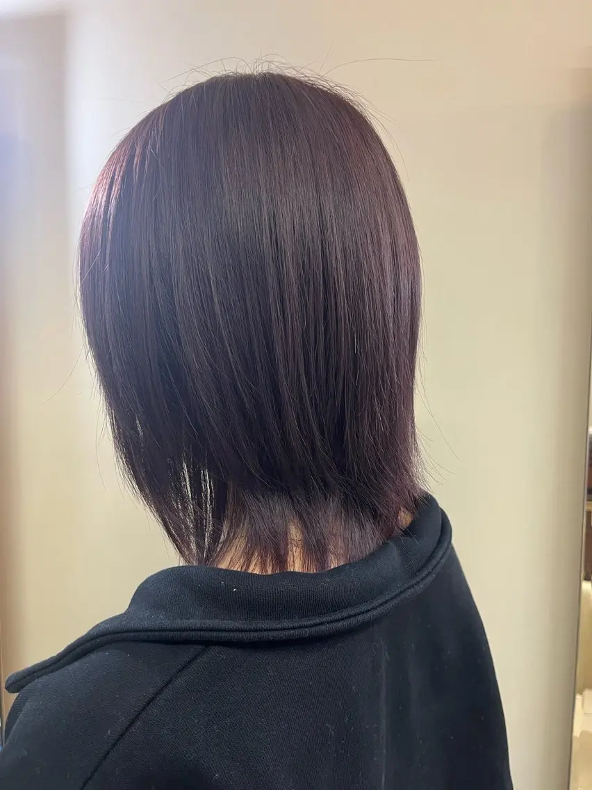 カラー ラベンダーカラー ヘアカラー 松浦 彩のヘアスタイル
