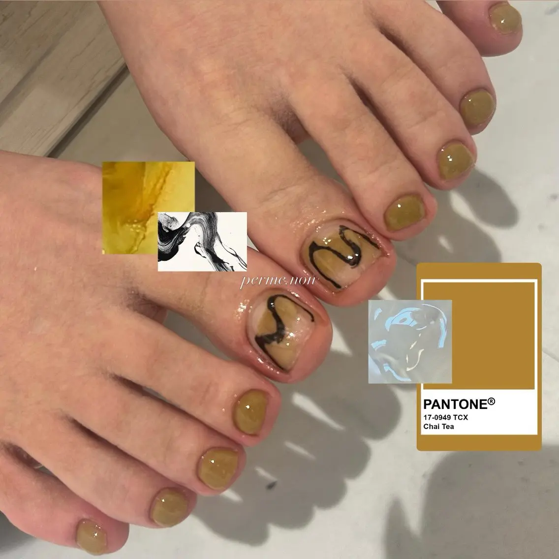 ネイル ニュアンスネイル 【perme.】 山根☆*:.｡.のネイルデザイン